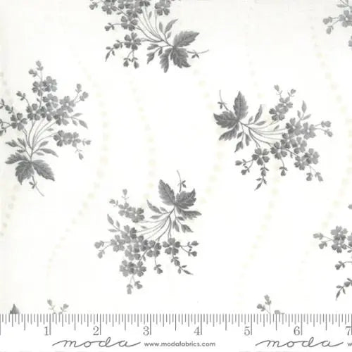 Urban Farmhouse II Milk Floral Dot 44"/45" Fabric Per Yard Moda Fabrics & Supplies