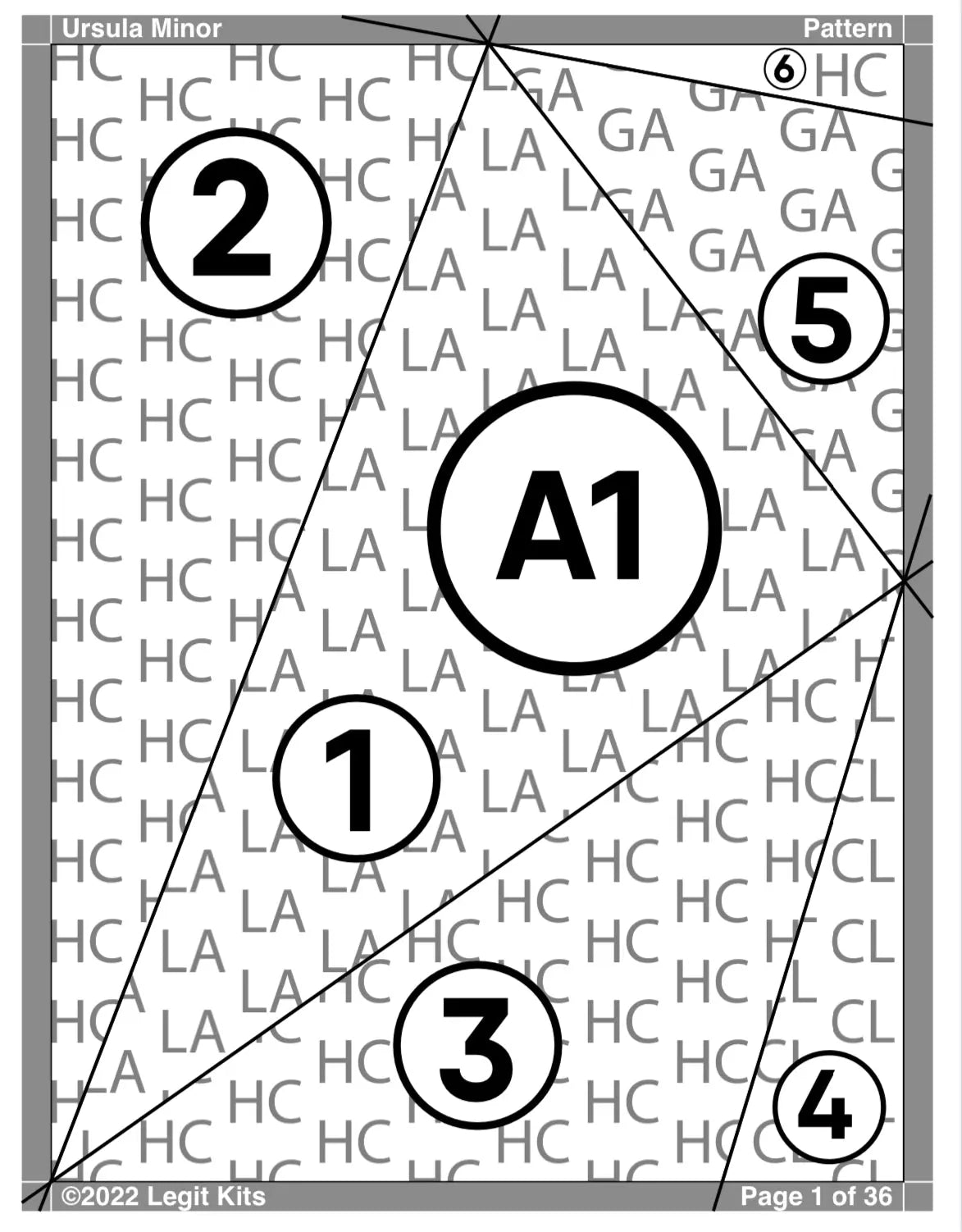 Ursula Minor Pattern Legit Kits