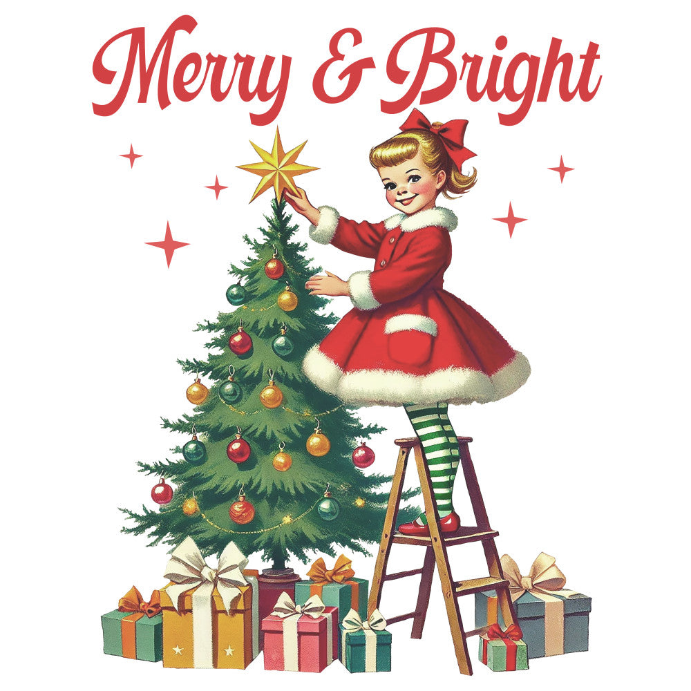 Vintage Christmas Signs Fabric Panel 1