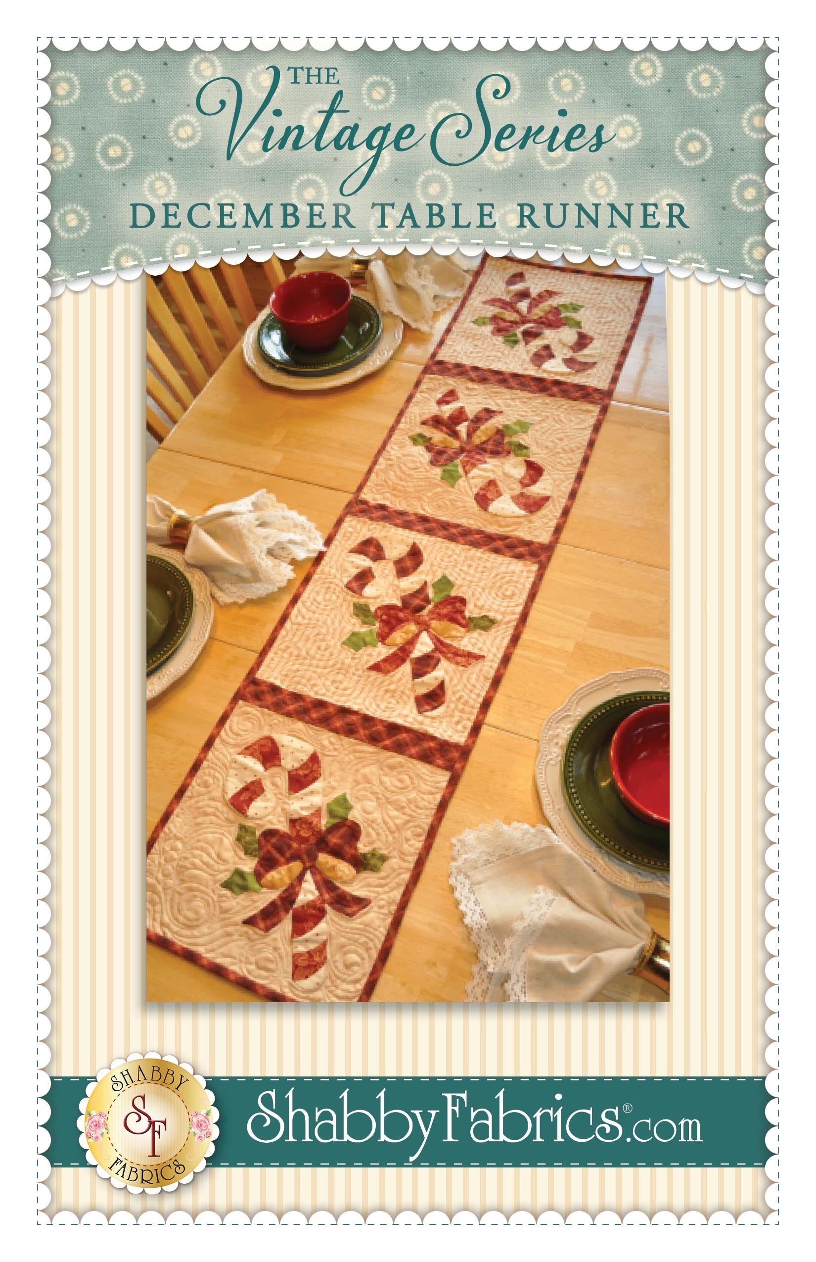 Vintage Series Table Runner - December