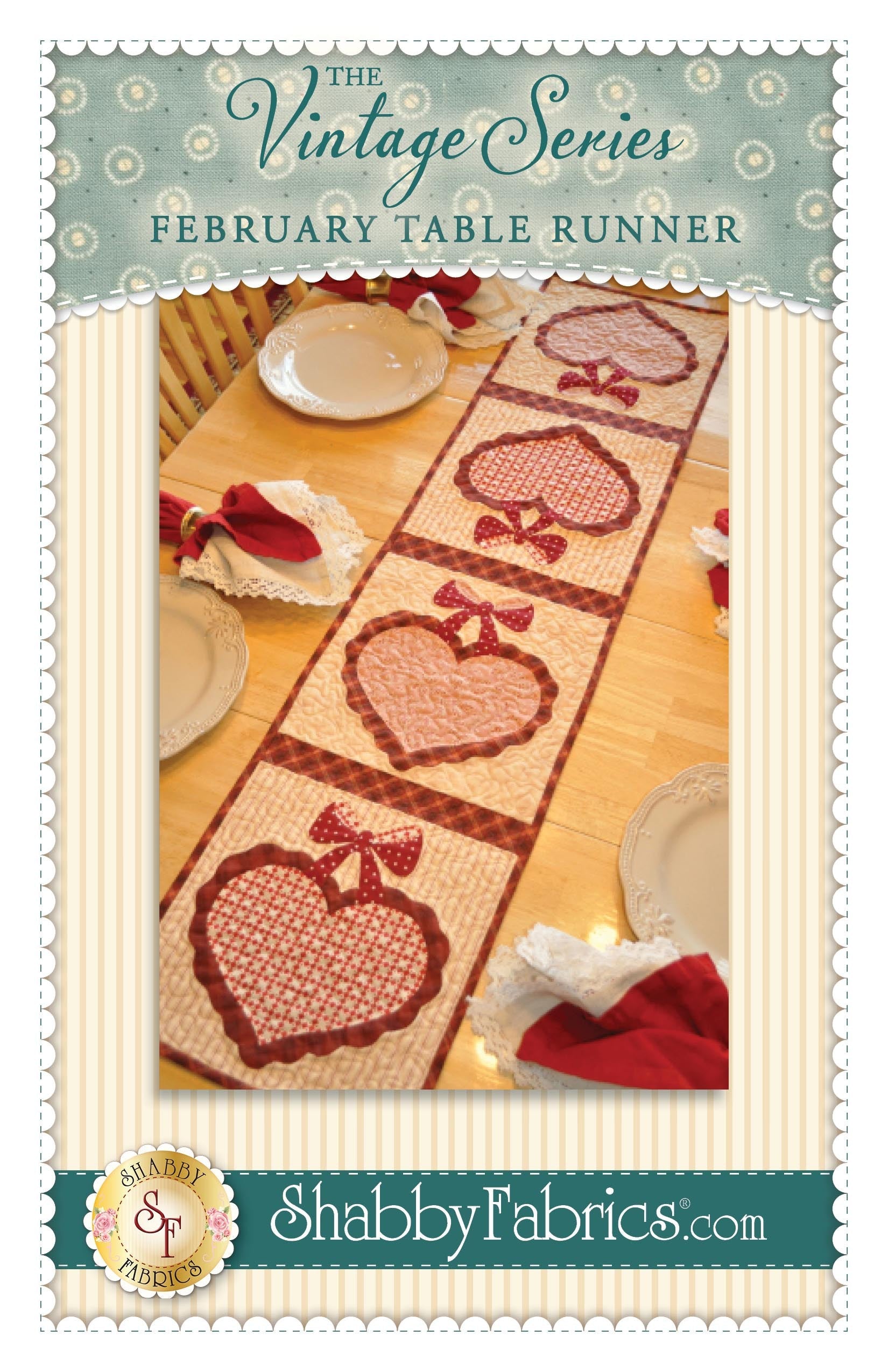Vintage Series Table Runner - February