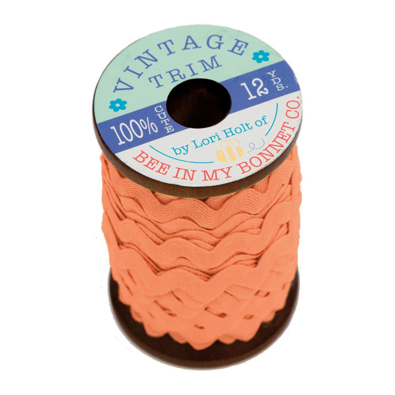 Vintage Trim Pumpkin 3/8in x 12yd