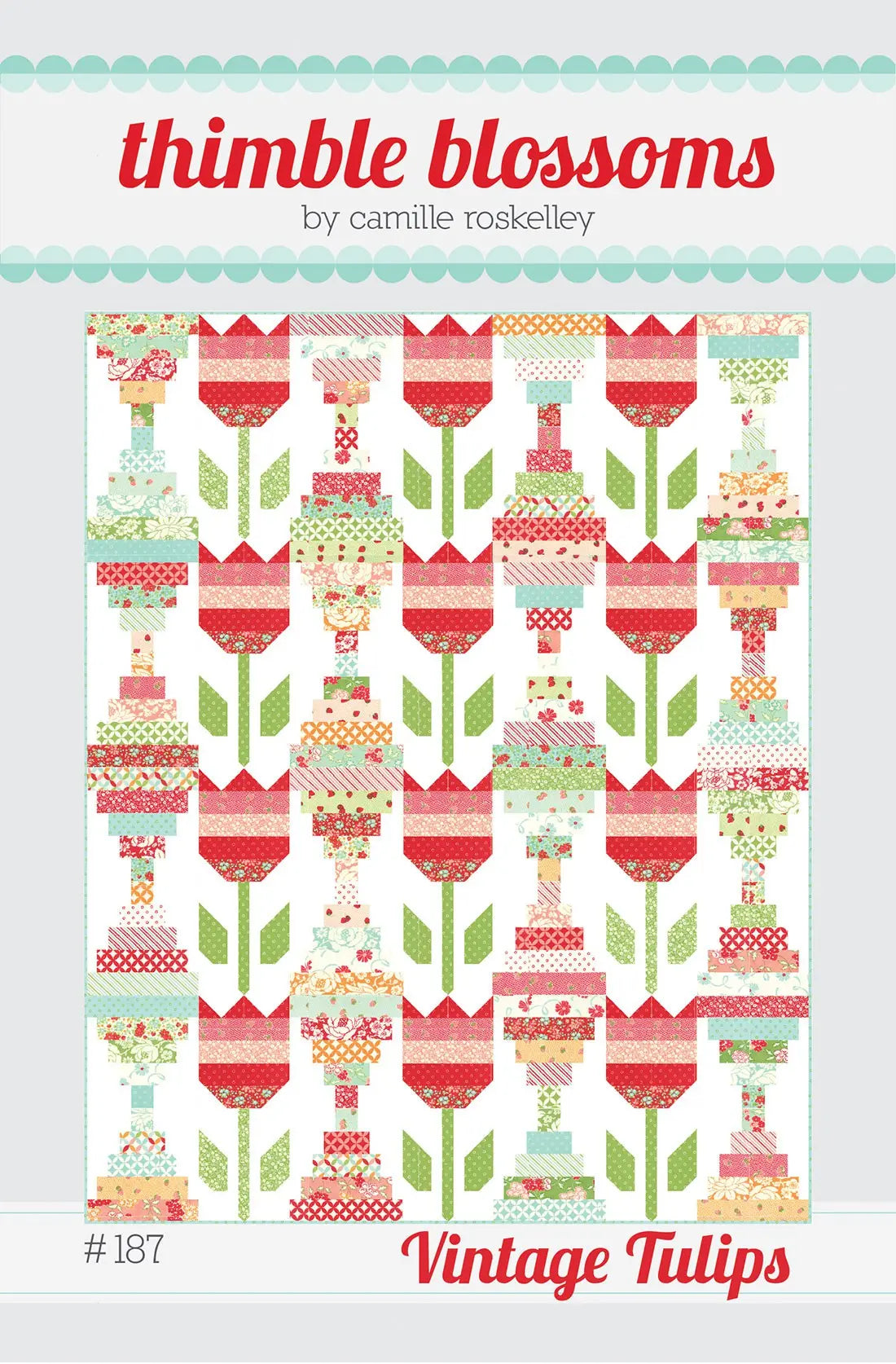 Vintage Tulips - Linda's Electric Quilters