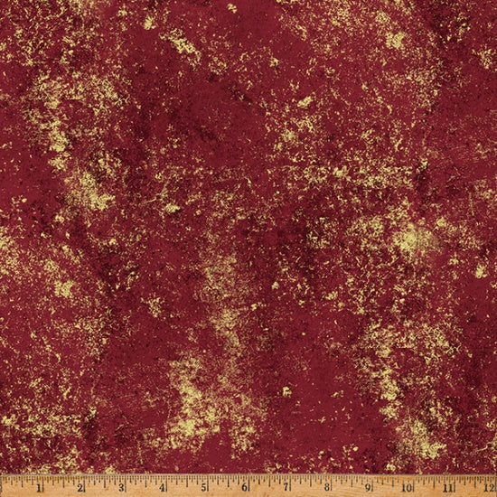 Brilliance Basics Burgundy Gold 44"/45" Fabric per Yard