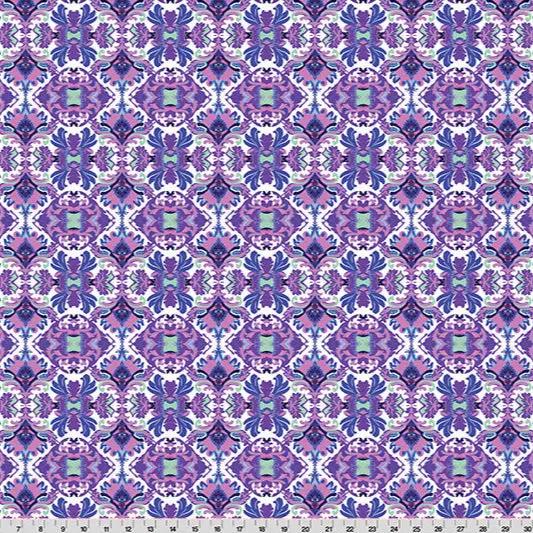 Wanderlust Damask Quilting Cuddle Blue Fabric per yard Shannon Fabrics