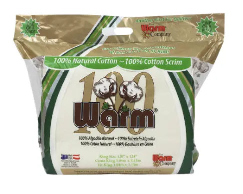 Warm 100 Ultra Clean Natural Cotton + 100% Cotton Scrim Warm Company