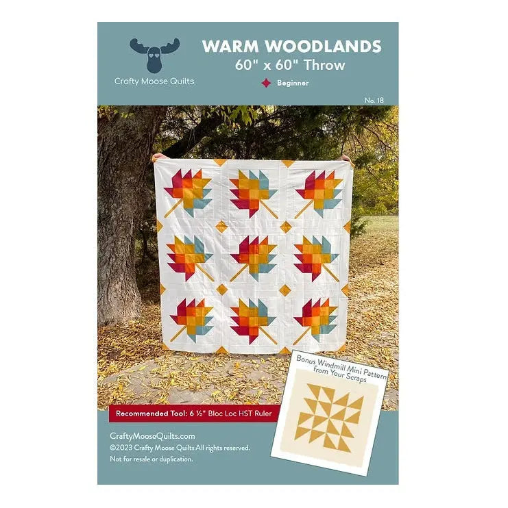 Warm Woodlands Paper Booklets Pattern The Crafty Moose