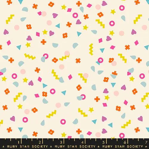 Washi Plus Natural Ditsy Childerns 43"/44" Fabric Per Yard Moda Fabrics & Supplies