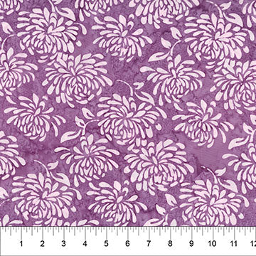 Water Lilies Plum 44 45 inch Cotton Fabric Northcott