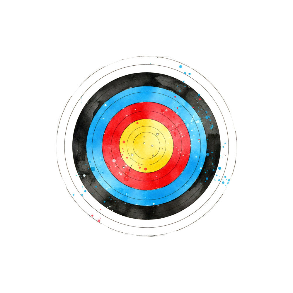 Watercolor Archery Fabric Panel 12