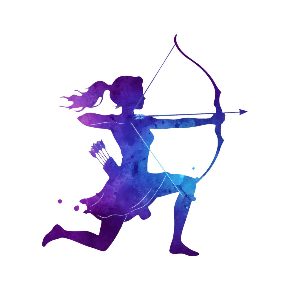Watercolor Archery Fabric Panel 15
