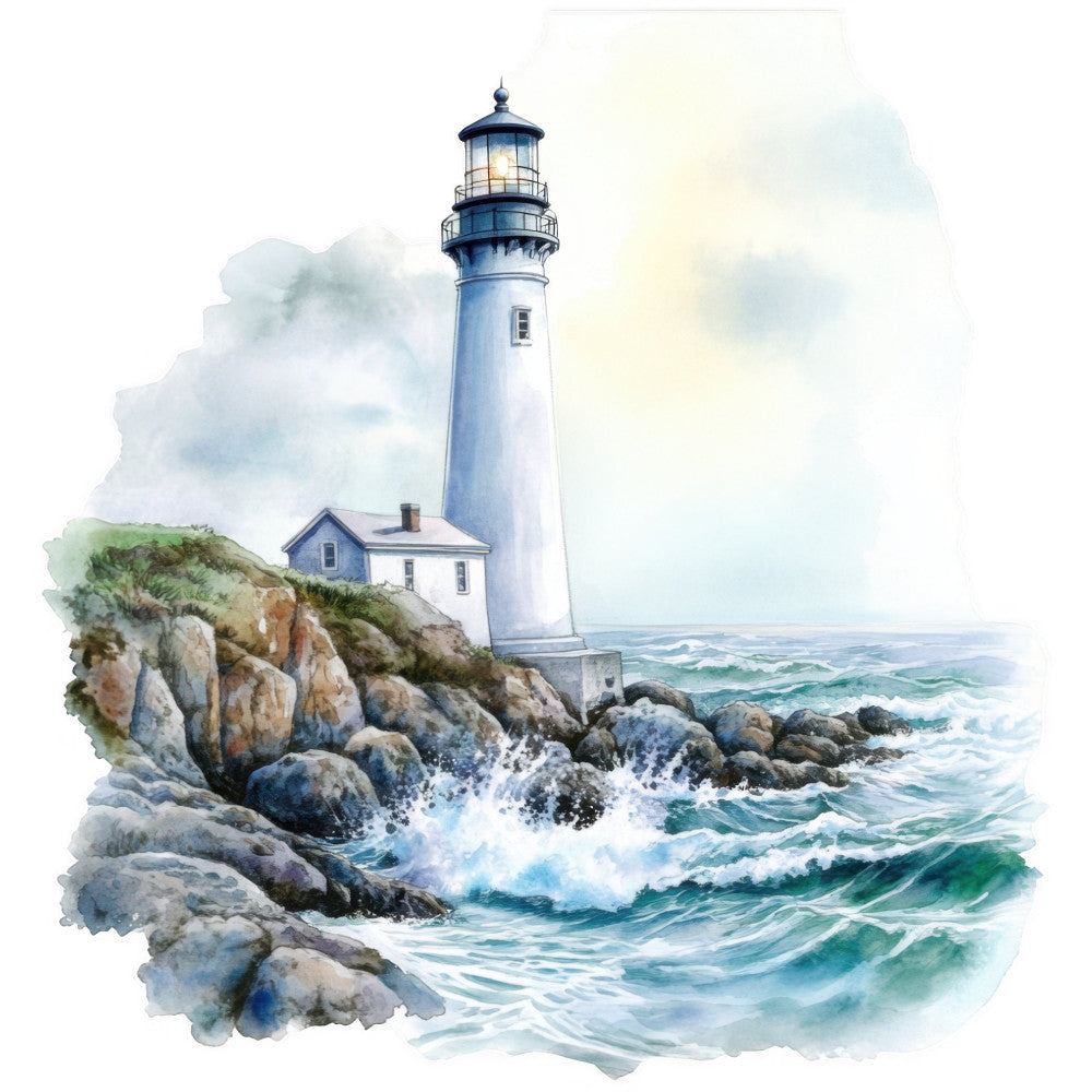 Watercolor Sailing Fabric Panel 1