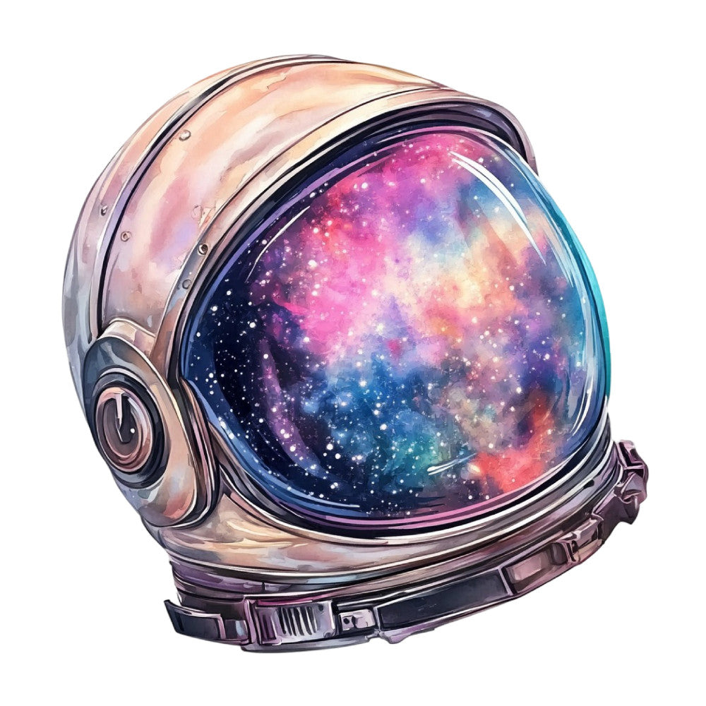 Watercolor Space Adventure Fabric Panel 22