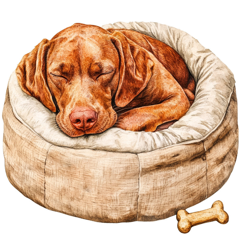 Watercolor Vizslas Fabric Panel 26