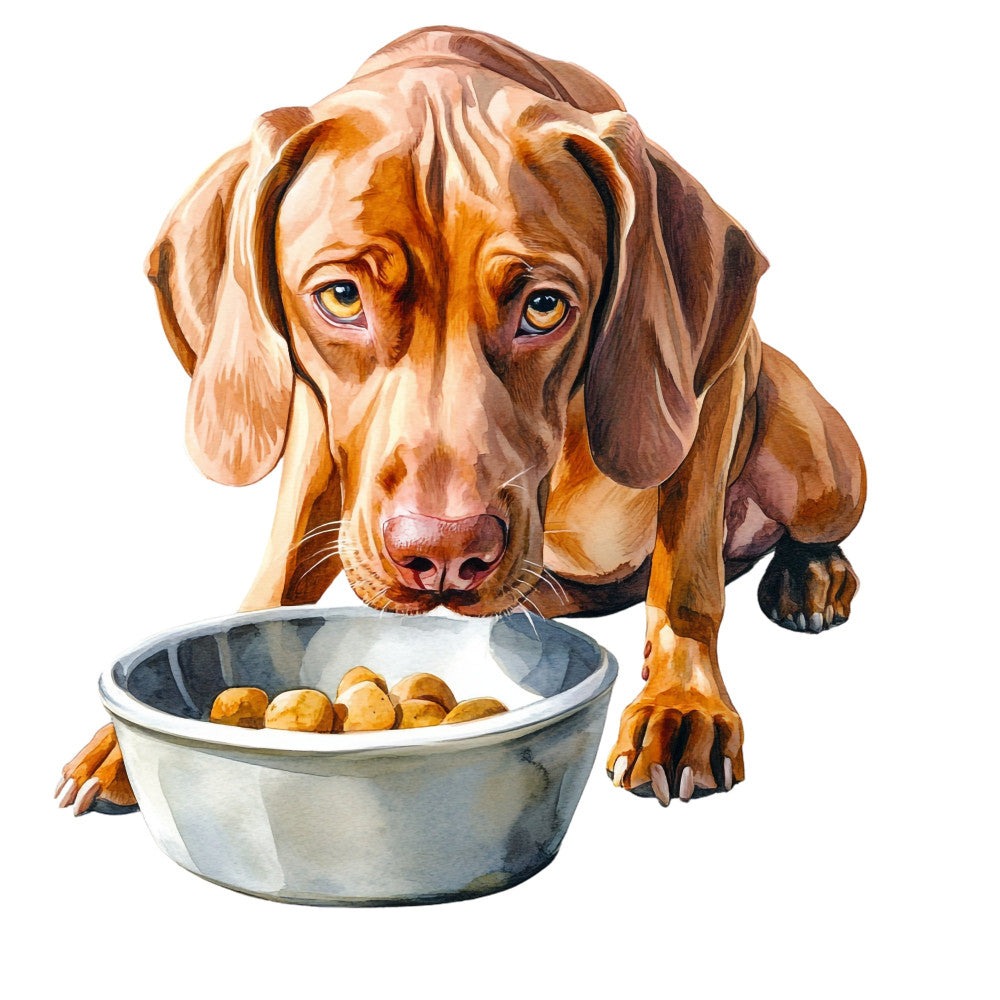 Watercolor Vizslas Fabric Panel 9