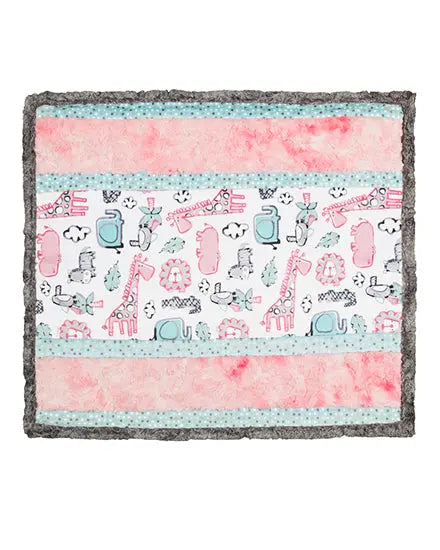 Wee One Cuddle Kit - Lion Around Pink - Linda's Electric Quilters