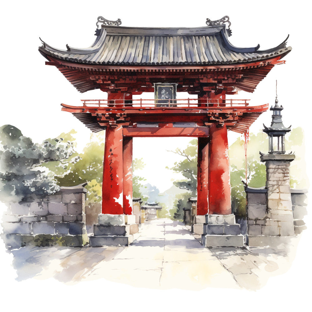 Welcome to Japan Fabric Panel 14 QuiltingFabricPanels