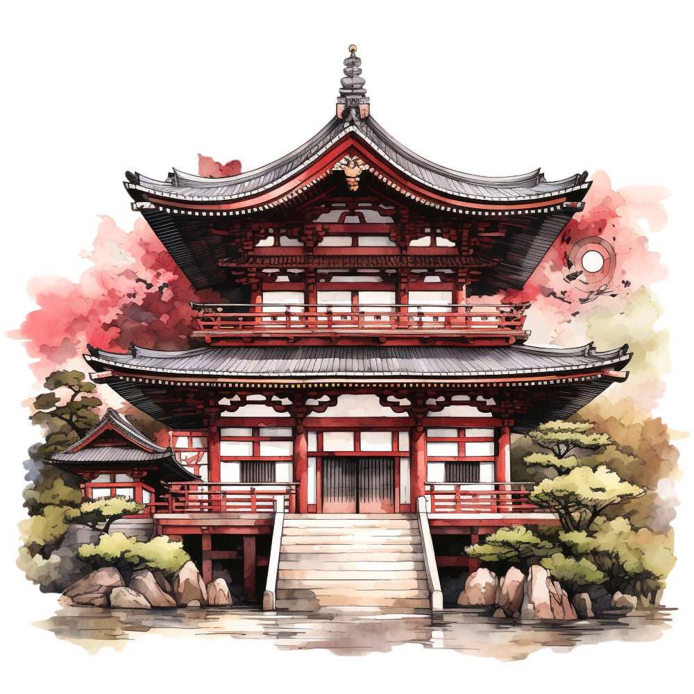 Welcome to Japan Fabric Panel 15 QuiltingFabricPanels