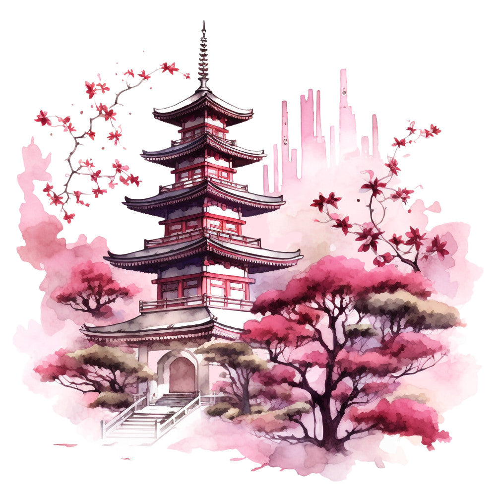 Welcome to Japan Fabric Panel 16 QuiltingFabricPanels