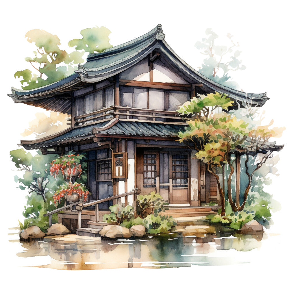Welcome to Japan Fabric Panel 9 QuiltingFabricPanels