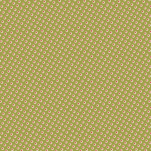 White Christmas - Pebble - Green 44" / 45" Fabric Per Yard