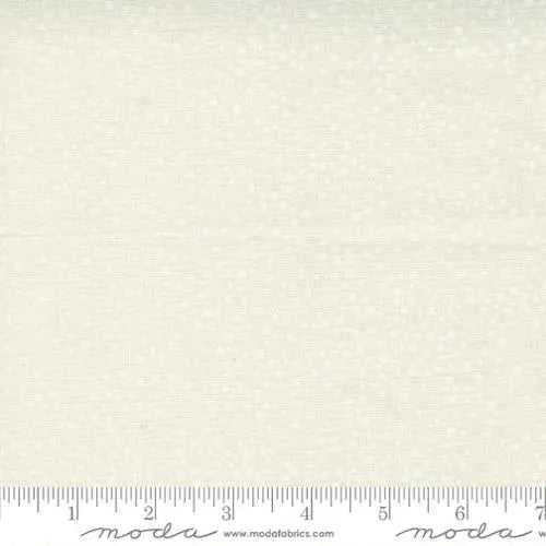White Cream Dotty Thatched 44"/45" Fabric Per Yard
