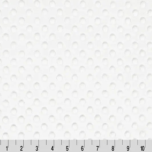 White Cuddle Dimple Fabric per yard - Linda's Electric Quilters