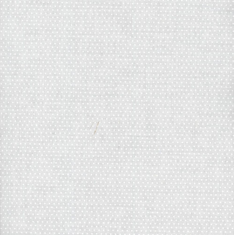 White on White Pin Dot 45" Wide Cotton Fabric Per Yard