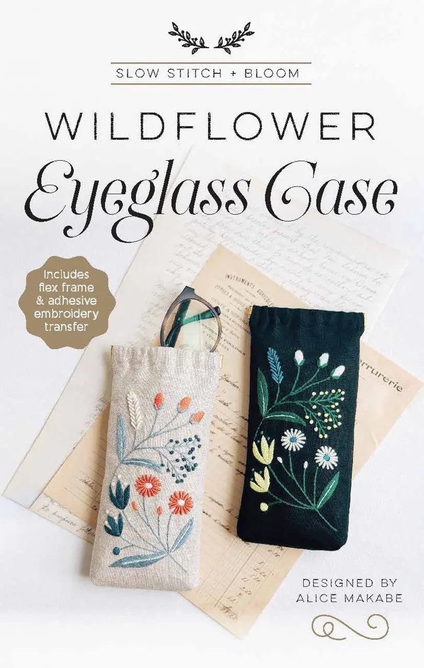 Wildflower Eyeglass Case Kit - Linda's Electric Quilters