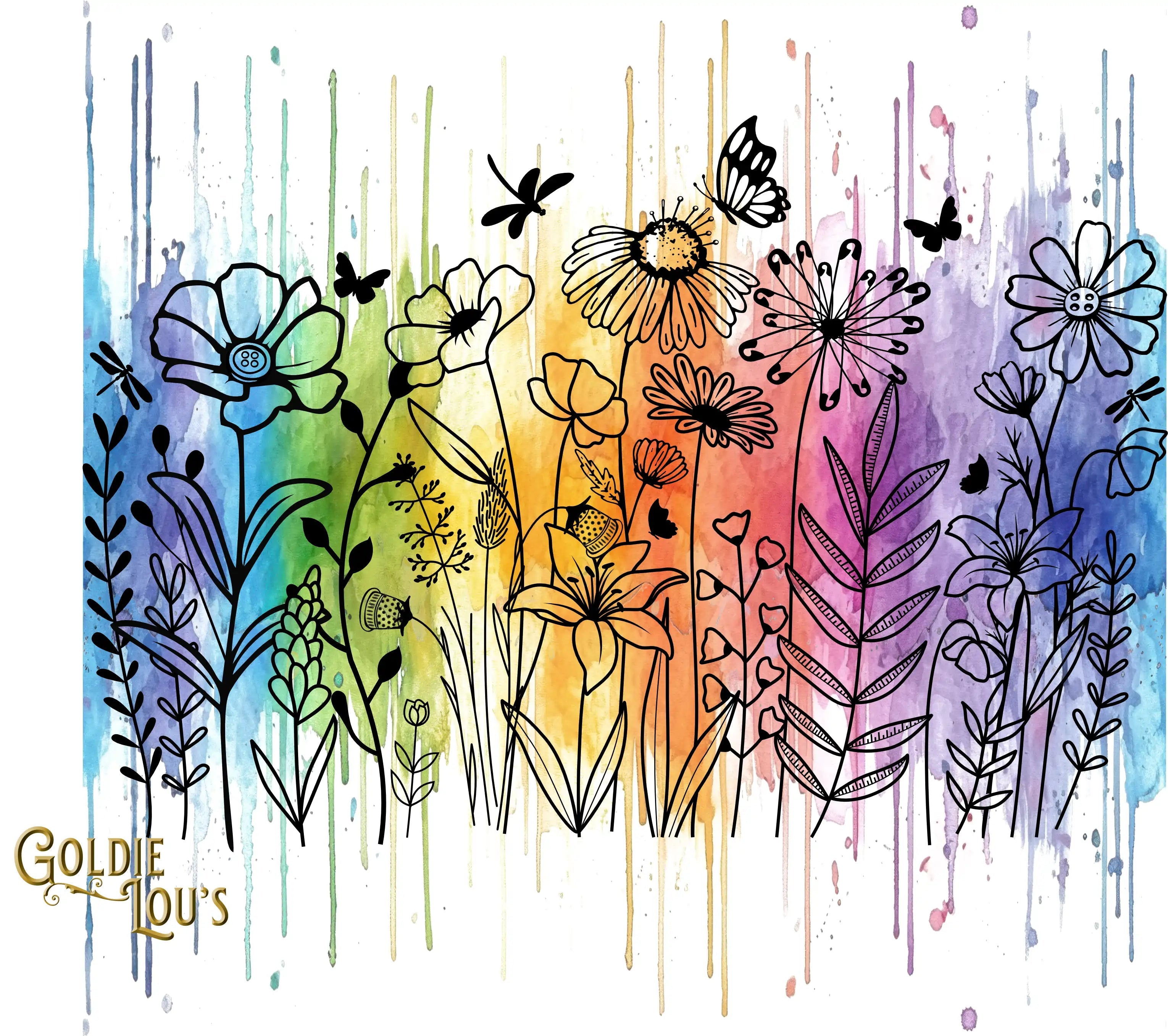 Wildflower Notions Skinny Tumbler