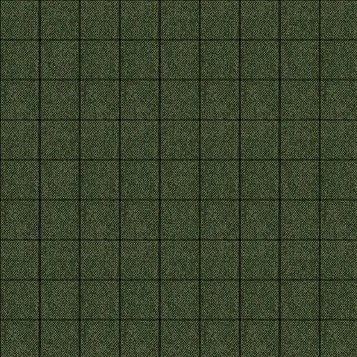 Winter Forest - Tweed Window Pane - Dark Green 44" / 45" Fabric Per Yard The Fabric Company
