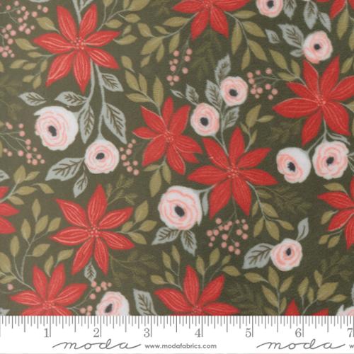 Wintergreen Christmas Eve Cuddle 44 45 inch Cotton Fabric Moda Fabrics