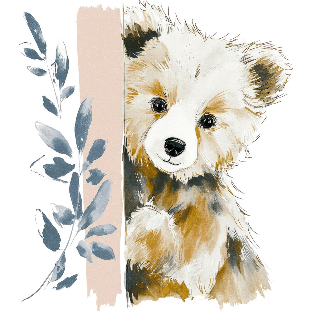 Woodland Animals Cottagecore Fabric Panel 55