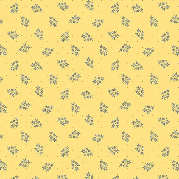 Woof and Warp - Bouquet - Maize 44" / 45" Fabric Per Yard The Fabric Company