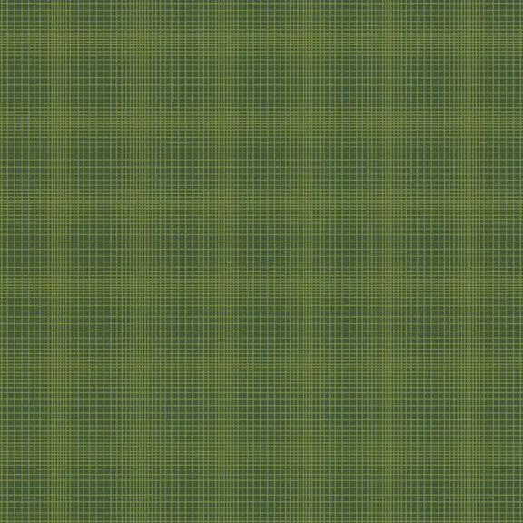 Woof and Warp - Grid - Hunter 44" / 45" Fabric Per Yard The Fabric Company