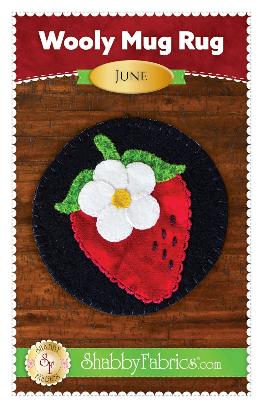 Wooly Mug Rug June Checker Distributor