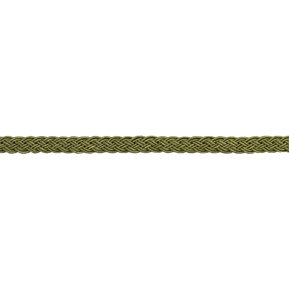 Woven Gimp Collection - 3/8" Width (50 Yard Roll) - BR-715-63 Moss Green