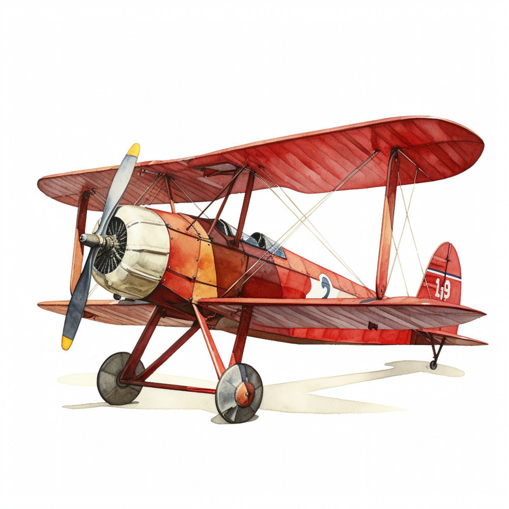 Wright Biplane Fabric Panel 26