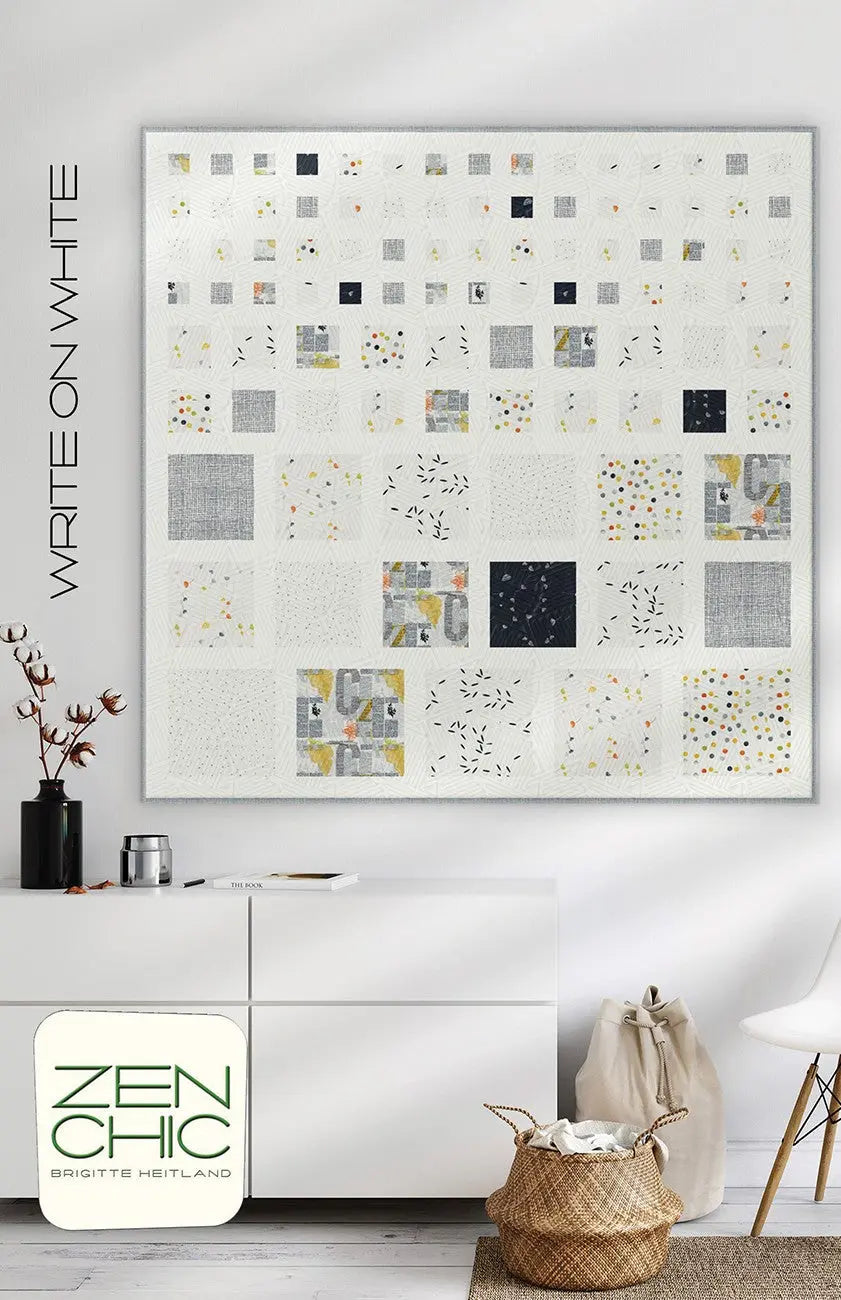 Write On White - Linda's Electric Quilters