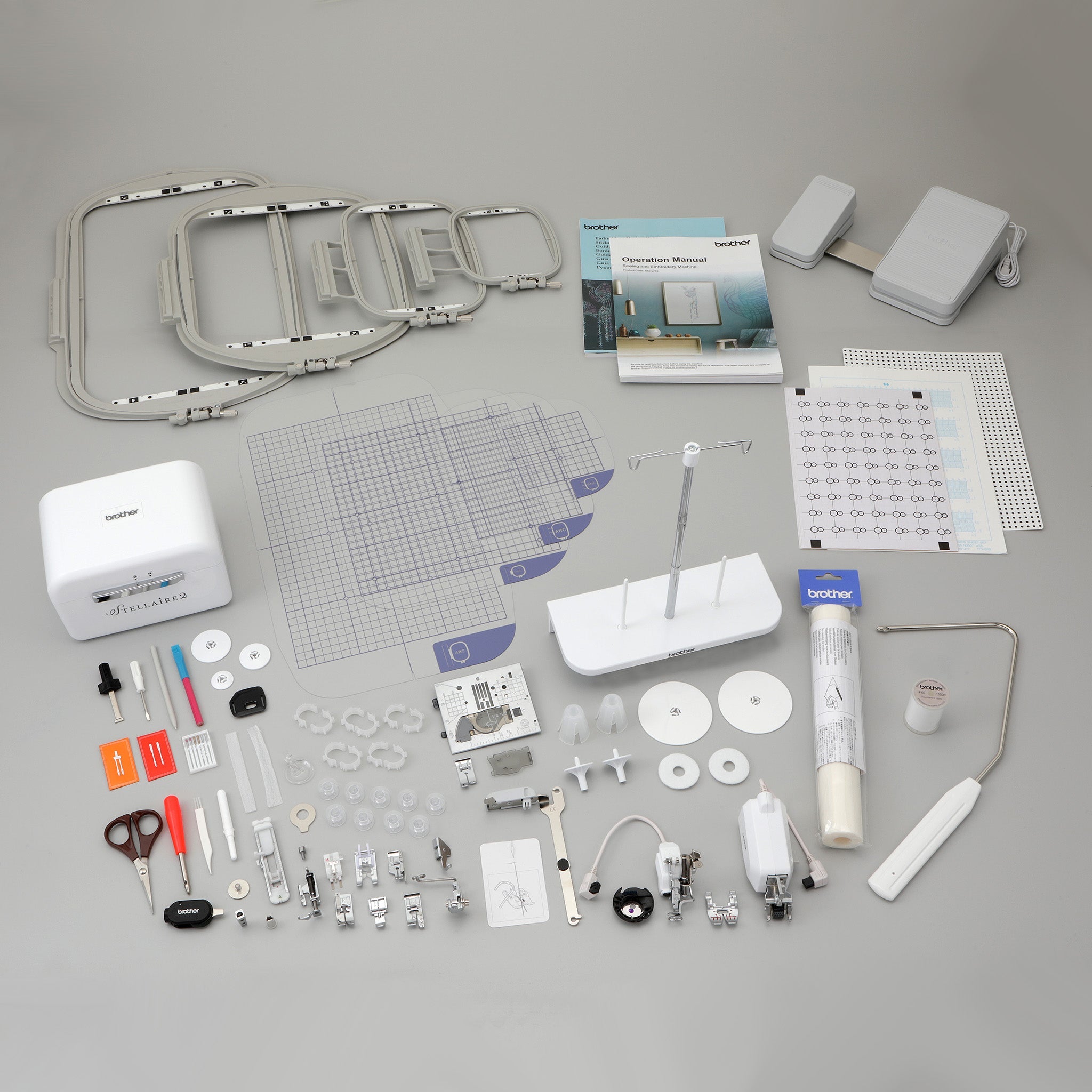 Brother Stellaire 2 Innov-ís XJ2 Sewing & Embroidery Machine with FREE Bundle