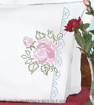 XX Roses Perle Edge Pillowcase