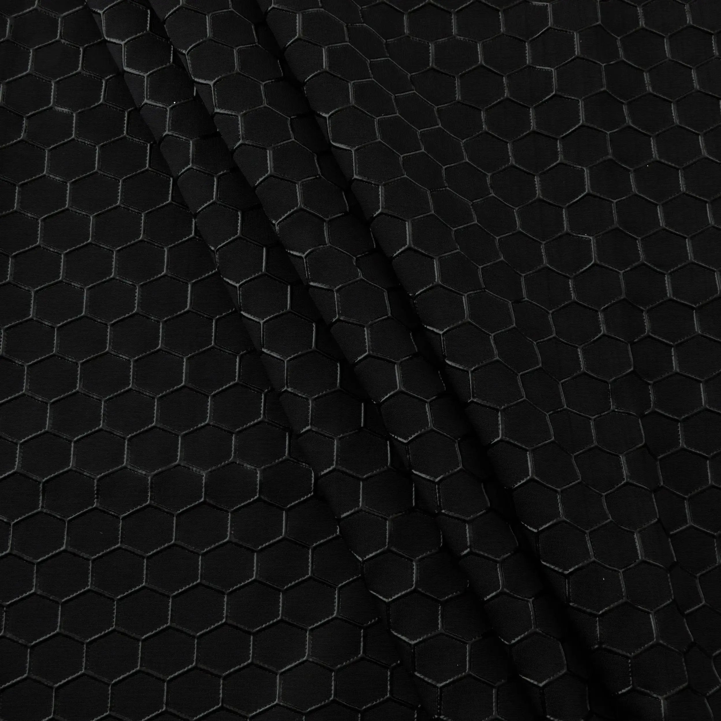 Yaya Han Honeycomb Texture Black 57" Fabric Per Yard Famore