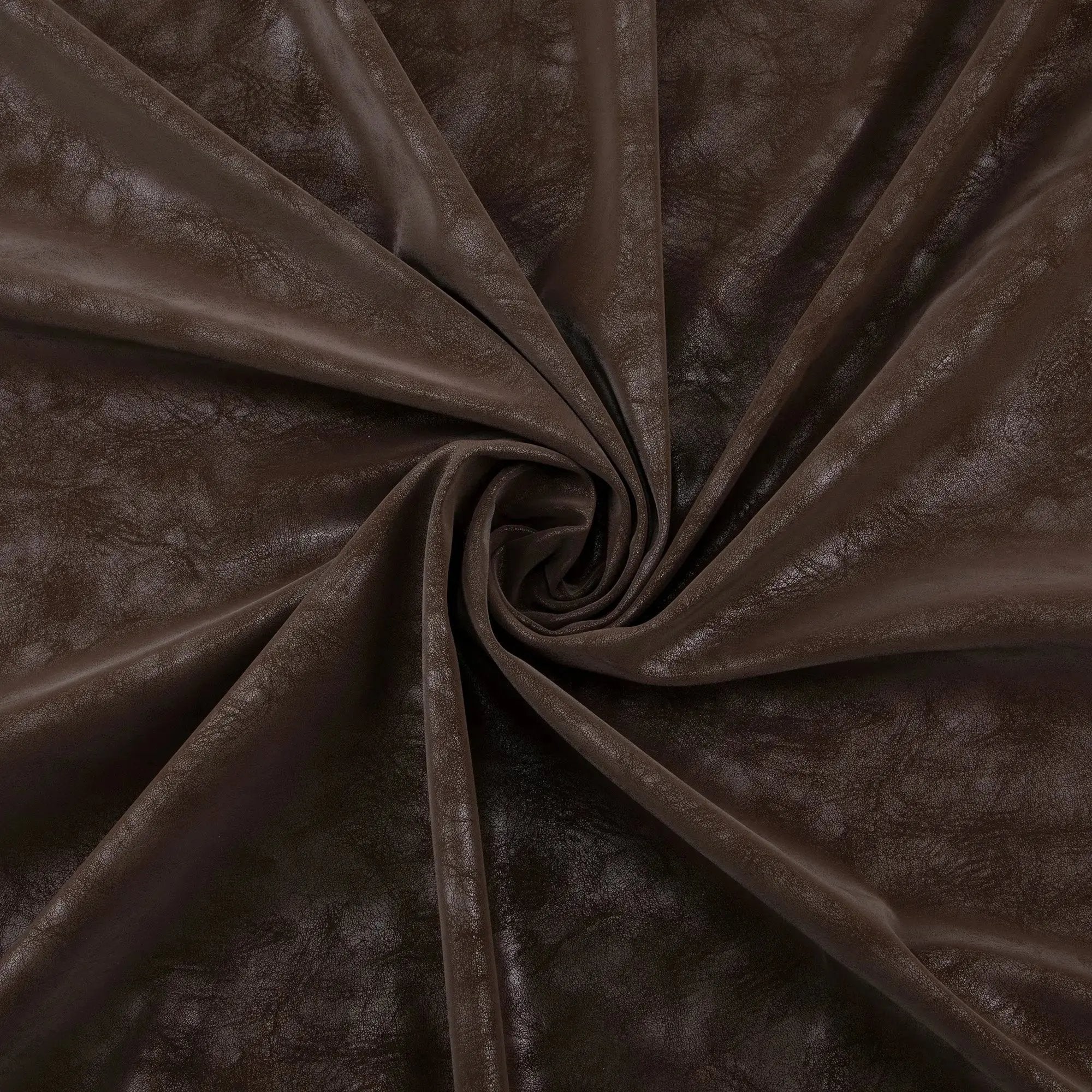 Yaya Han Soft Distressed Pleather Dark Brown Fabric Per Yard Famore