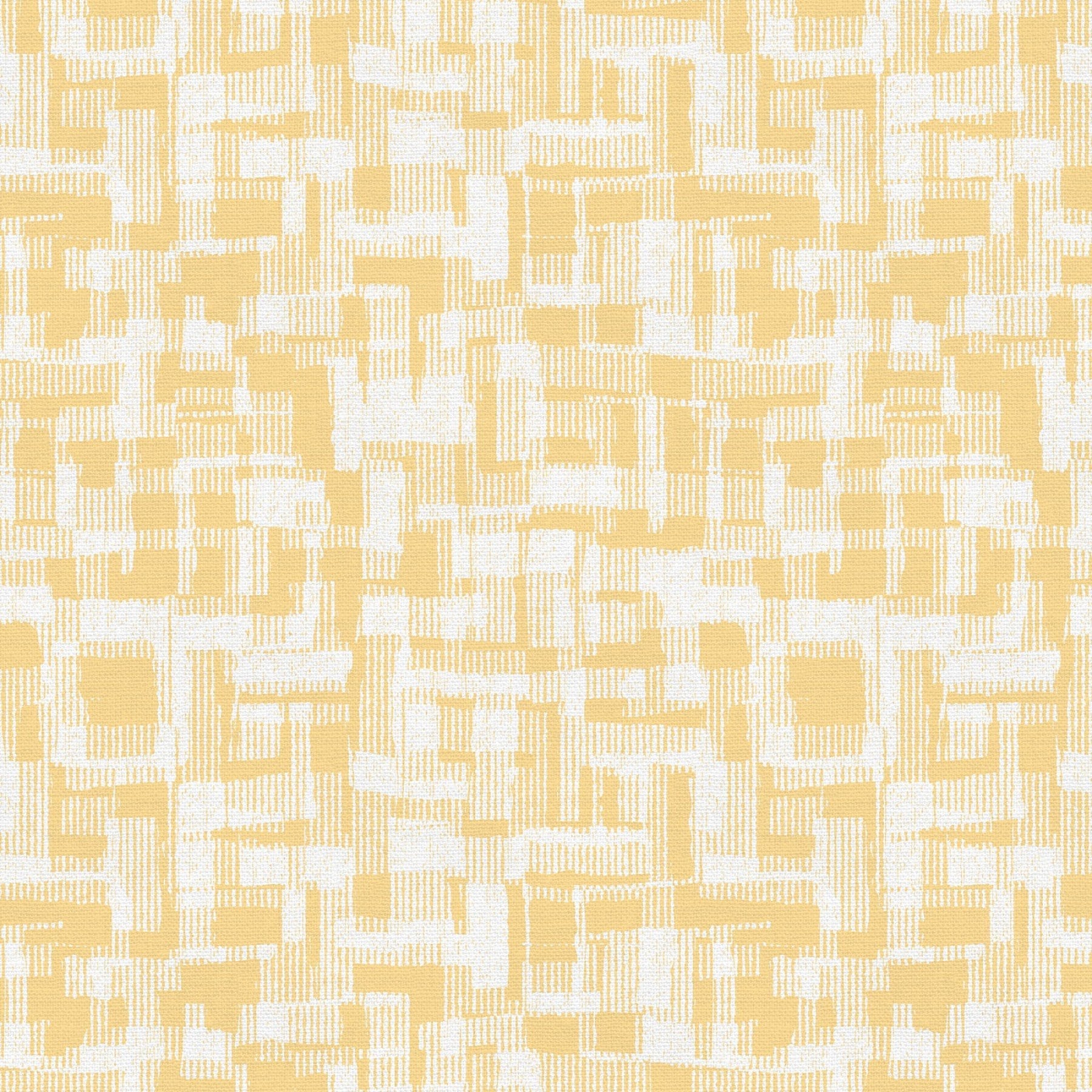 Yellow Light Yellow Barcodes Cotton Wideback Fabric Per Yard