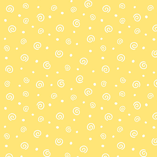 Twinkle Comfort Flannel - Soft Swirl (Yellow) 44" / 45" Fabric Per Yard