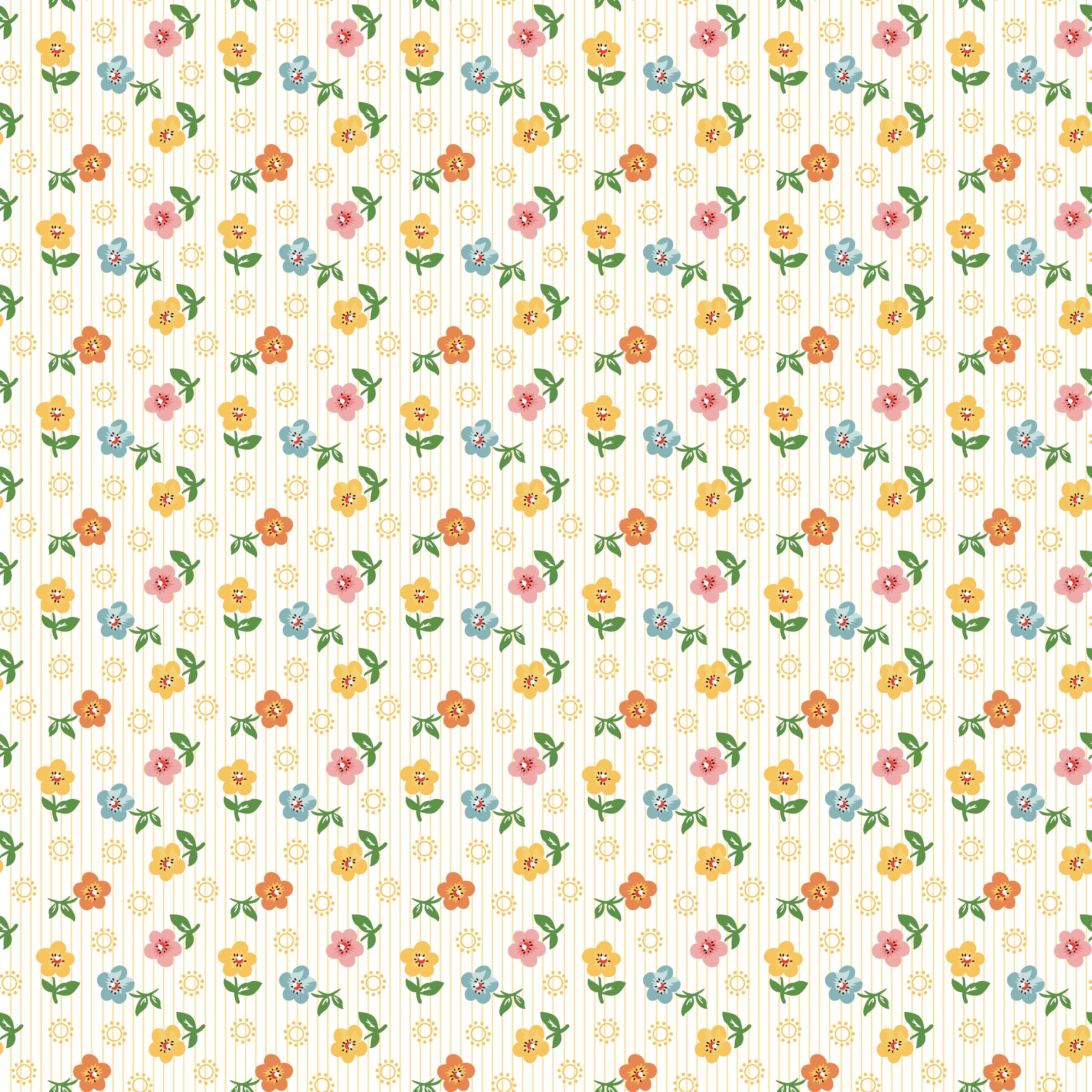 Flower Market - Sugar Petals - Multi 44" / 45" Fabric Per Yard