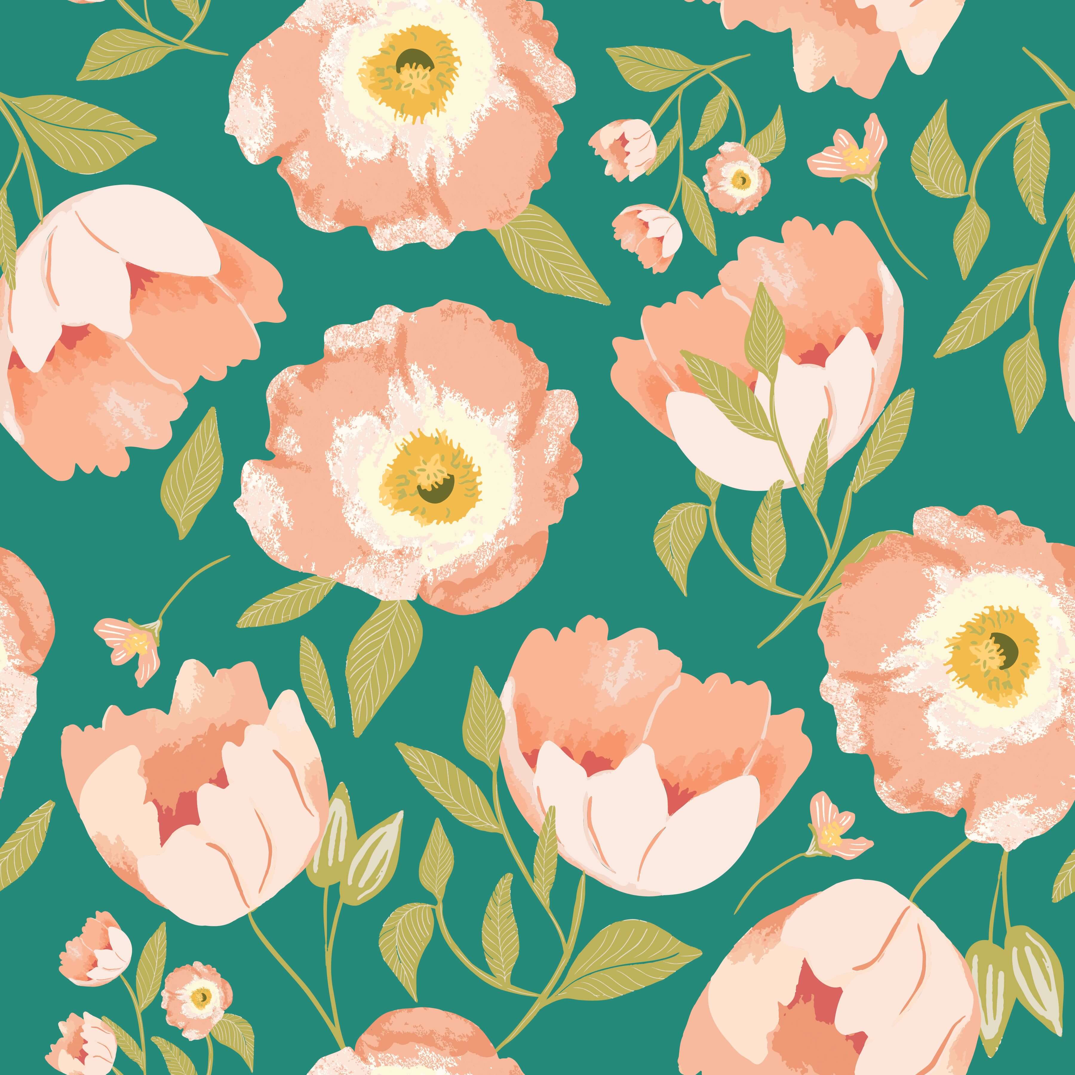 Unicorn Dreams - Fanciful - Emerald 44" / 45" Fabric Per Yard