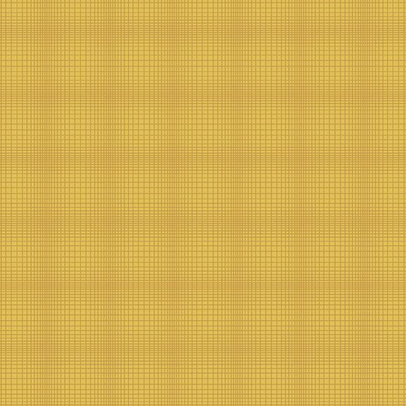Woof and Warp - Grid - Gold 44" / 45" Fabric Per Yard