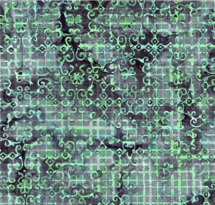 Expressions Batiks - Sassy and Tweet Ribbon - Charcoal 44" / 45" Fabric Per Yard