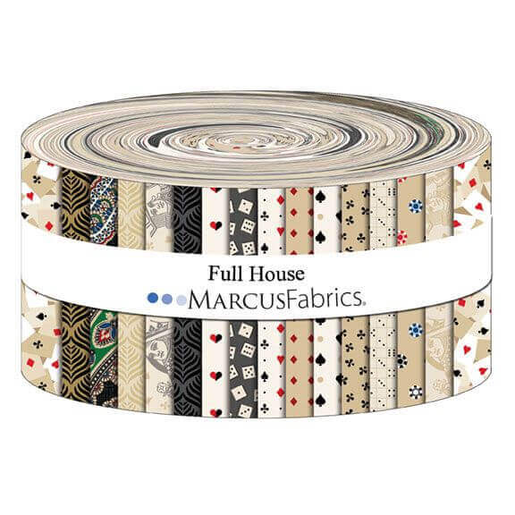 Full House by Marcus Fabrics - 2.5" Roll (40 Strips)
